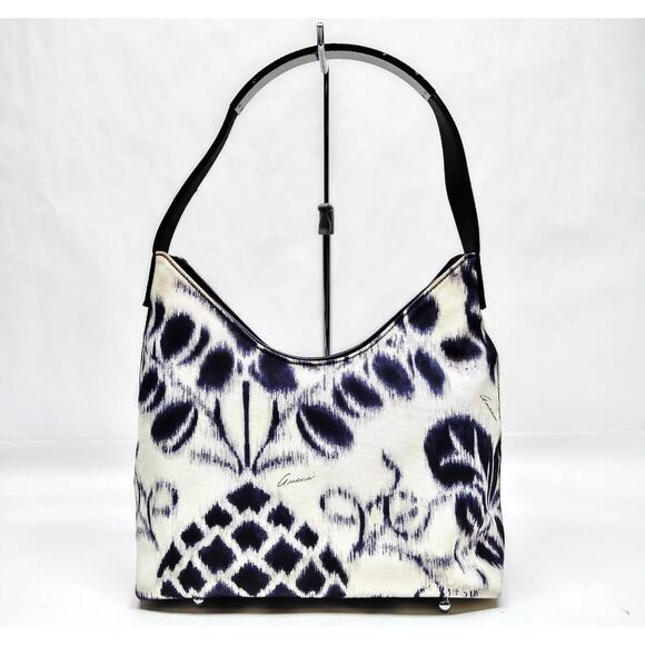 Gucci Limited Edition Print Hobo With Silver Handle - Picture 1 of 8
